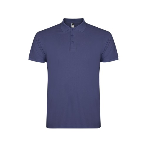 Рубашка поло "Star" мужская, индиго