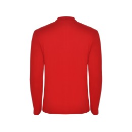 Рубашка поло "Estrella" мужская с длинным рукавом, красный