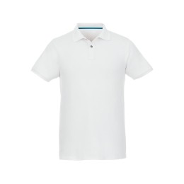 Мужское поло Beryl из переработанных органических материалов с коротким рукавом, белый