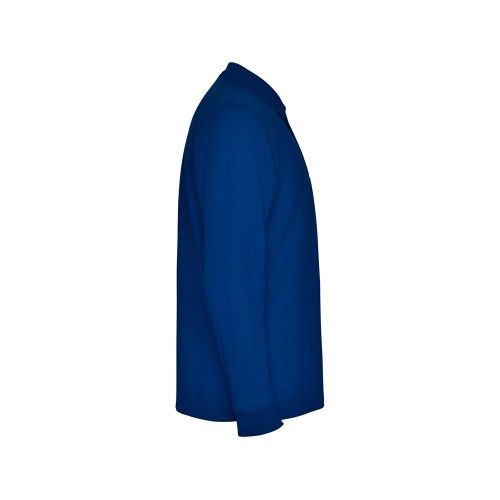 Рубашка поло "Carpe" мужская с длинным рукавом, королевский синий