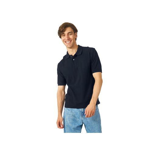 Рубашка поло "Boston 2.0" мужская, темно-синий