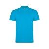 Рубашка поло "Star" мужская, бирюзовый