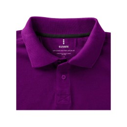 Calgary мужская футболка-поло с коротким рукавом, темно-фиолетовый