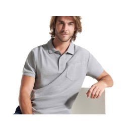Рубашка поло "Centauro Premium" мужская, серый меланж
