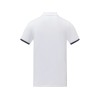 Morgan Двухцветное мужское поло с коротким рукавом , белый