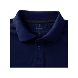 Calgary мужская футболка-поло с коротким рукавом, темно-синий