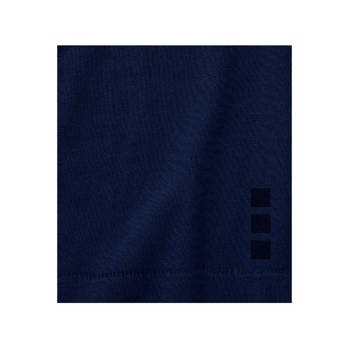 Calgary мужская футболка-поло с коротким рукавом, темно-синий