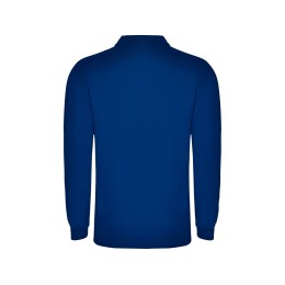 Рубашка поло "Carpe" мужская с длинным рукавом, королевский синий
