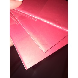 Блокнот A6 Stitch в линейку, красный (Р)