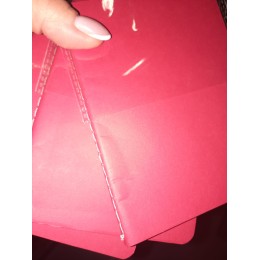 Блокнот A6 Stitch в линейку, красный (Р)