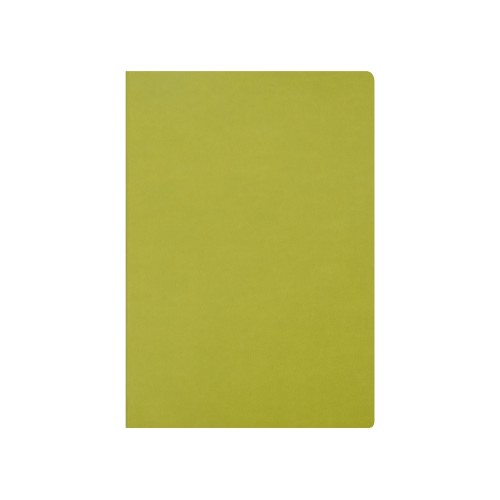 Блокнот «Wispy» линованный в мягкой обложке, зеленое-яблоко (Р)
