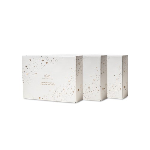 Набор для создания 2-х ароматических свечей: амбра и табак/маракуйя, сандал и пачули