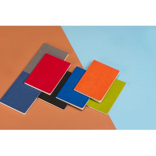 Блокнот «Wispy» линованный в мягкой обложке, зеленое-яблоко (Р)