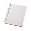 Блокнот Bianco формата A5 на гребне, белый
