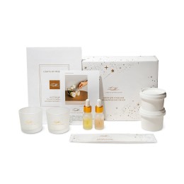 Набор для создания 2-х ароматических свечей: амбра и табак/маракуйя, сандал и пачули