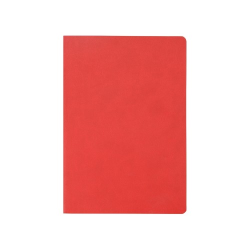 Блокнот «Wispy» линованный в мягкой обложке, красный (P)