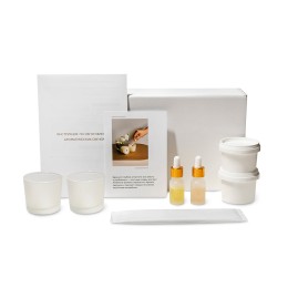 Набор для создания 2-х ароматических свечей: имбирный пряник, рождественская елка (без лого LM)