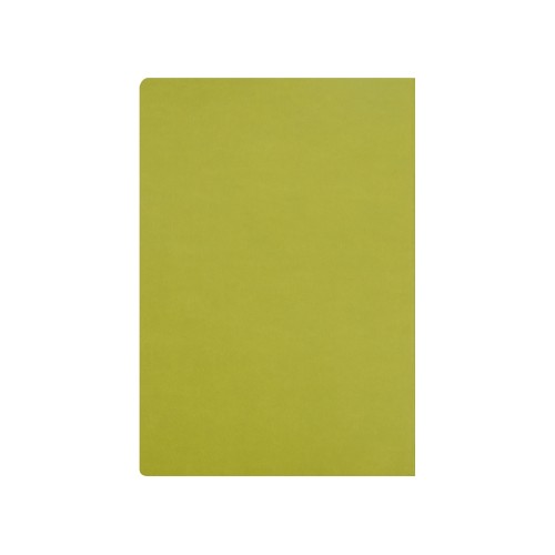 Блокнот «Wispy» линованный в мягкой обложке, зеленое-яблоко (Р)