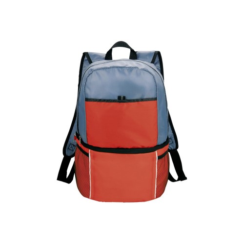 Рюкзак-холодильник "Sea Isle", красный/серый