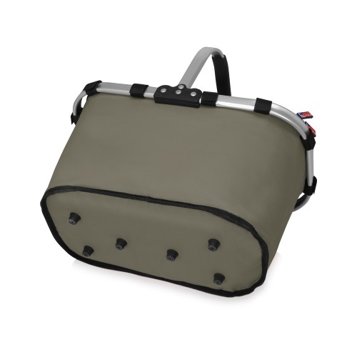 Изотермическая сумка-холодильник "FROST" складная с алюминиевой рамой, серый