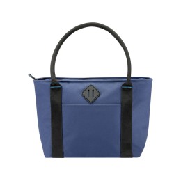 Сумка-холодильник Repreve Ocean на 12 б. из ПЭТ-пластика, соответствующего стандарту GRS, темно-синий