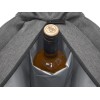 Сумка-холодильник Fabrizio со штопором, серый/черный