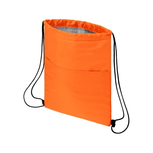 Сумка-холодильник Oriole на шнуровке на 12 банок, оранжевый