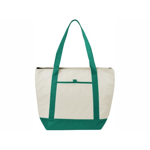 Сумка-холодильник "Lighthouse", натуральный/зеленый