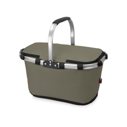 Изотермическая сумка-холодильник "FROST" складная с алюминиевой рамой, серый