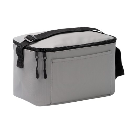 Сумка-холодильник из искусственной кожи с регулируемыми ручками Дэнвер (DENVER), серый