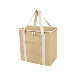 Эко-сумка Джута 19 л из джута плотностью 300 г/м2, белый/натуральный