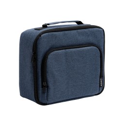 Сумка-холодильник из переработанного полиэстера Сотэк (SOTEK), меланжевый синий