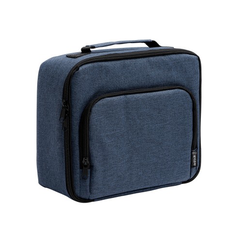 Сумка-холодильник из переработанного полиэстера Сотэк (SOTEK), меланжевый синий