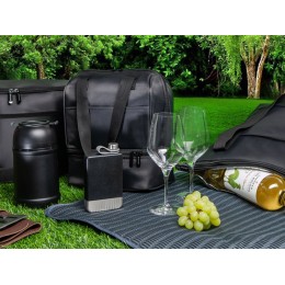 Сумка-холодильник «Cool» с 2-мя изолированными отделениями, темно-серый