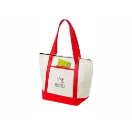 Сумка-холодильник "Lighthouse", натуральный/красный