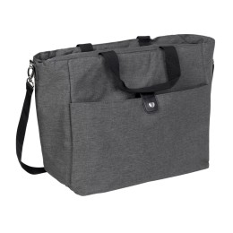 Сумка-холодильник Fabrizio со штопором, серый/черный