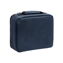 Сумка-холодильник из переработанного полиэстера Сотэк (SOTEK), меланжевый синий