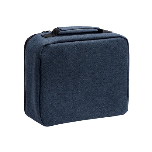 Сумка-холодильник из переработанного полиэстера Сотэк (SOTEK), меланжевый синий