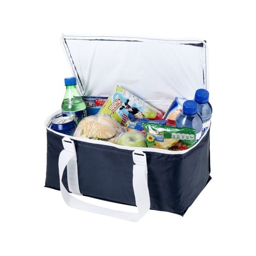 Сумка-холодильник "Lavrik", белый/темно-синий