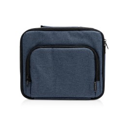 Сумка-холодильник из переработанного полиэстера Сотэк (SOTEK), меланжевый синий