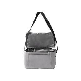 Сумка-холодильник из искусственной кожи с регулируемыми ручками Дэнвер (DENVER), серый