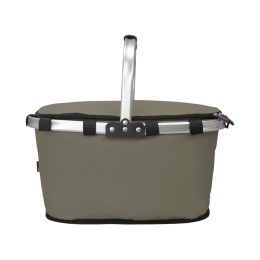 Изотермическая сумка-холодильник "FROST" складная с алюминиевой рамой, серый