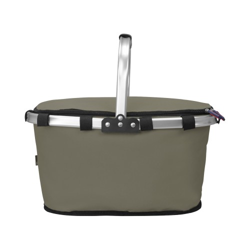 Изотермическая сумка-холодильник "FROST" складная с алюминиевой рамой, серый