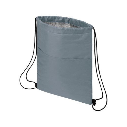 Сумка-холодильник Oriole на шнуровке на 12 банок, серый