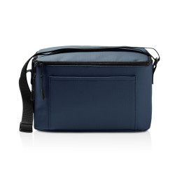 Сумка-холодильник из искусственной кожи с регулируемыми ручками Дэнвер (DENVER), темно-синий