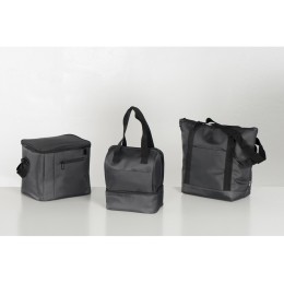 Сумка-холодильник «Cool» с 2-мя изолированными отделениями, темно-серый