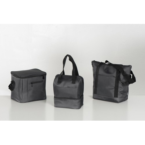 Сумка-холодильник «Cool» с 2-мя изолированными отделениями, темно-серый