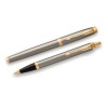 Набор «Parker IM Core Brushed Metal GT»: ручка шариковая, ручка роллер