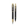 Набор «Parker IM Core Black GT»: ручка шариковая, ручка перьевая