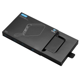 Внешний аккумулятор со встроенным кабелем USB-C «Дэнси», 5000 мАч, черный